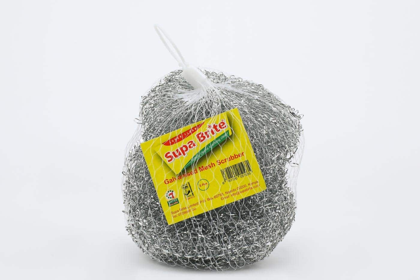 SUPA BRITE MESH WIRE SCRUBBER 5PK
